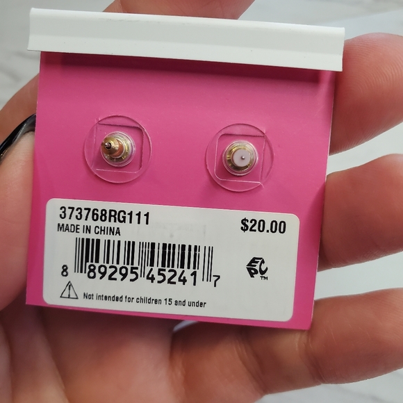 Betsey Johnson Fancy glitter high heel stud earrings - Picture 4 of 5